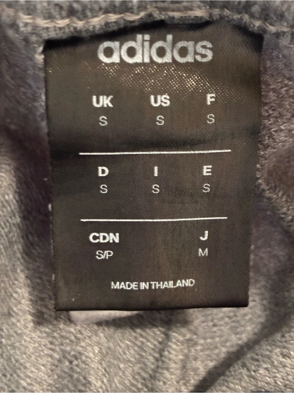 Adidas Gray Sweatpants Track Jogging Pants 3 stripe Athletic Mens Size Small